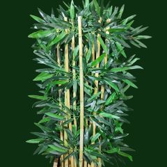 Yapay Çiçek Antrasit Saksıda 180 cm Bambu 10 Adet (Tüm Set Dahil) Seperatör