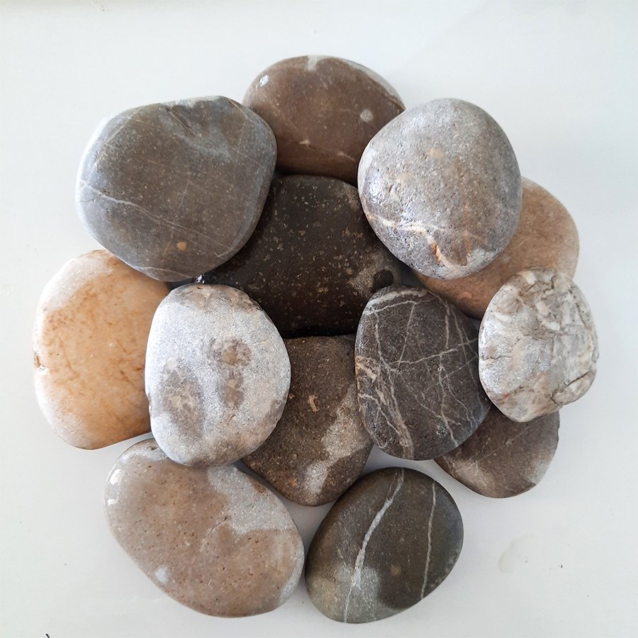 Doğal Deniz Taşları Yassı Büyük Boy- 1 Kg