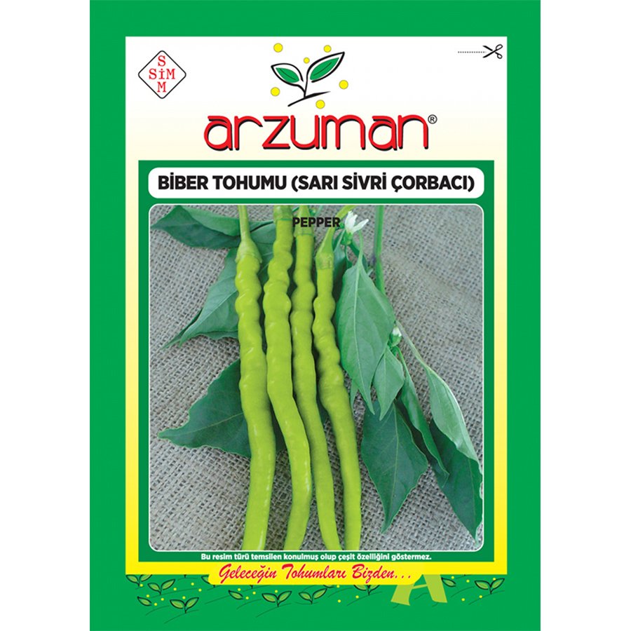 Sarı Sivri Çorbacı  Biber Tohumu-10 Gram