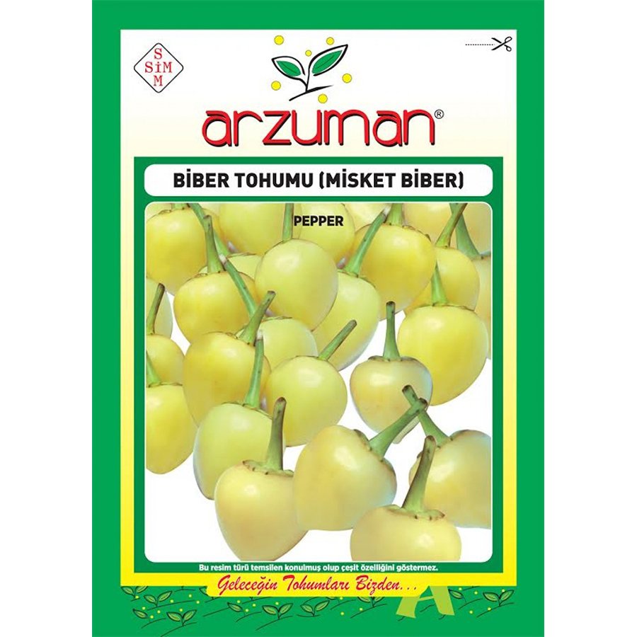 Sarı Turşuluk Misket Biberi Tohumu-5 Gram