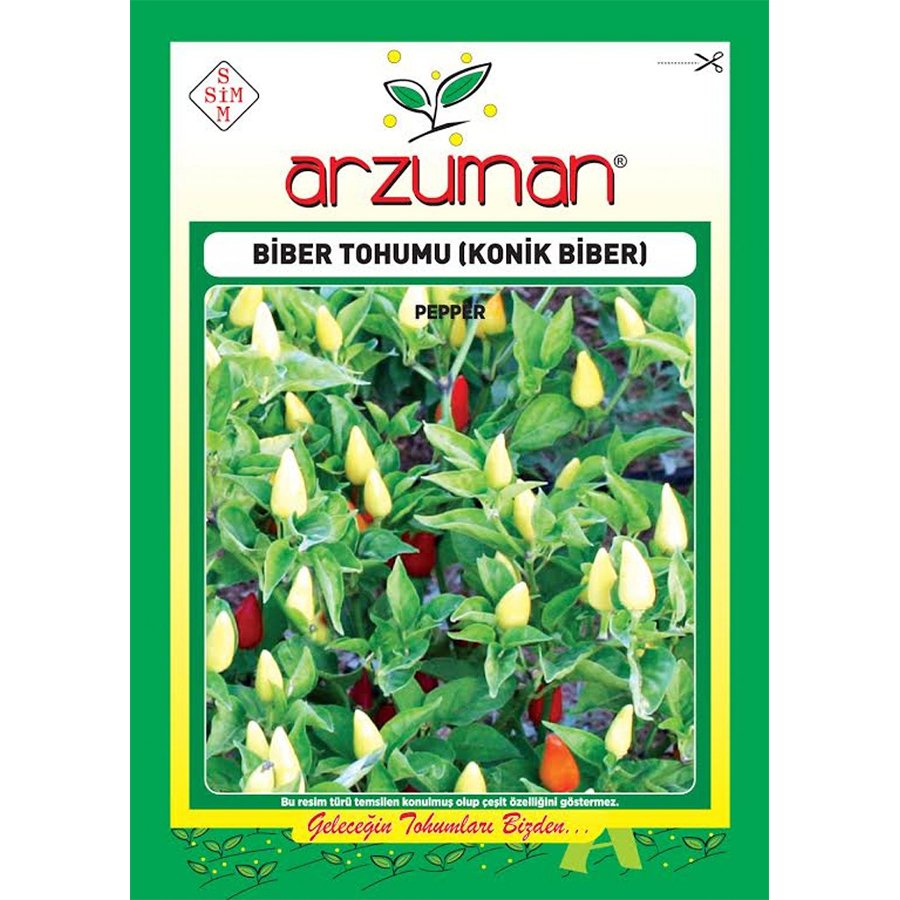 Turşuluk Konik Biberiye Biber Tohumu-5 Gram