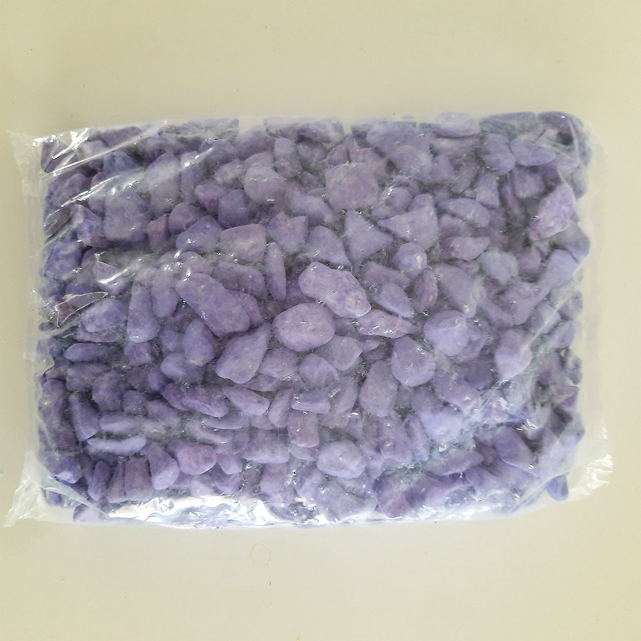 Dekoratif Mor Renkli Taşlar -2 Kg