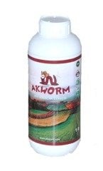 %100 Organik Akworm Sıvı Solucan Gübresi-1 Litre