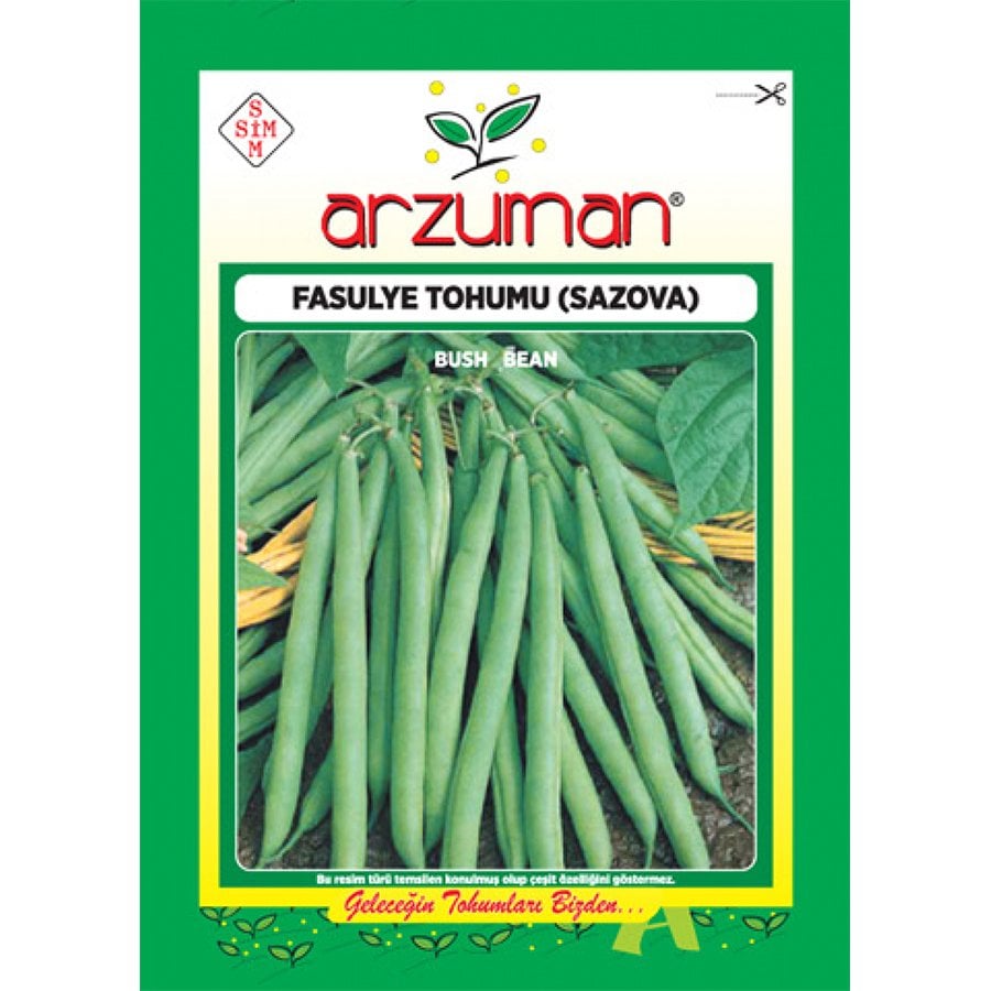 Kılçıksız Konservelik Sazova Fasulye Tohumu-50 Gram