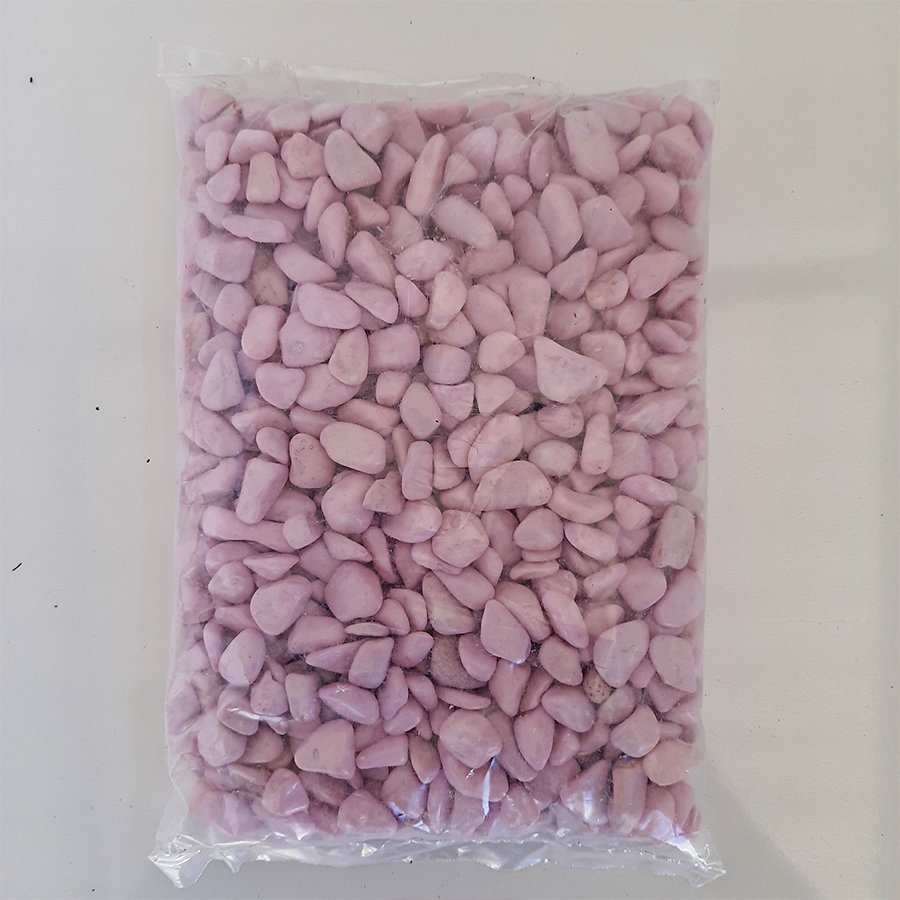 Dekoratif Toz Pembe Renkli Taşlar -2 Kg