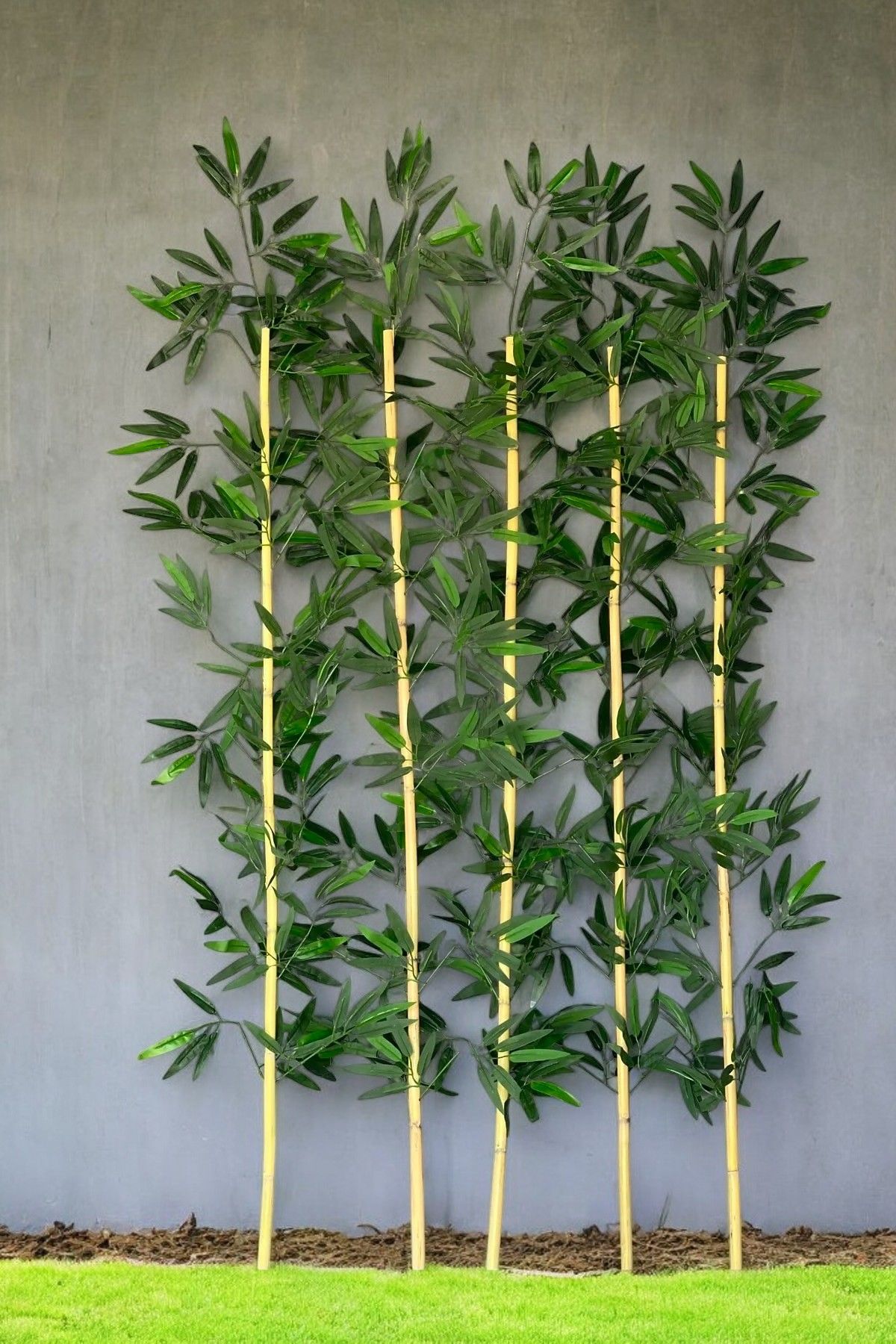 Yapay Bambu 200 Cm (5 Adet) Islak Doku Dekor Çubuğu