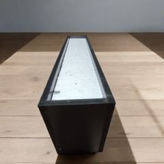 Yapay Çiçek Antrasit Saksıda 100 cm Bambu 15 Adet (Tüm Set Dahil) Seperatör