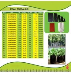 9x25 Körüklü Fidan Poşeti (Torbası)-1 Kg