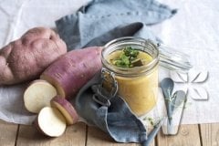 Saksıda Ipomoea Tatlı Patates Bitkisi (Orjinal Resim)